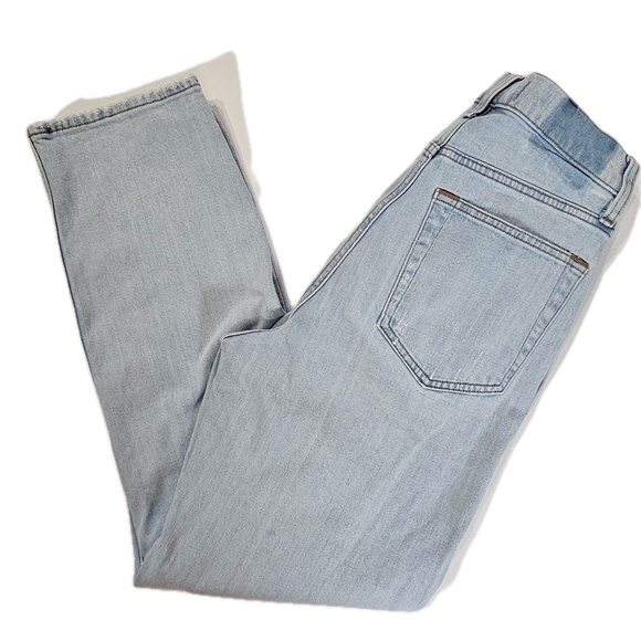 Abercrombie & Fitch Jeans Womens 28/6 Light Wash Ankle Straight Ultra High Rise - Picture 3 of 12